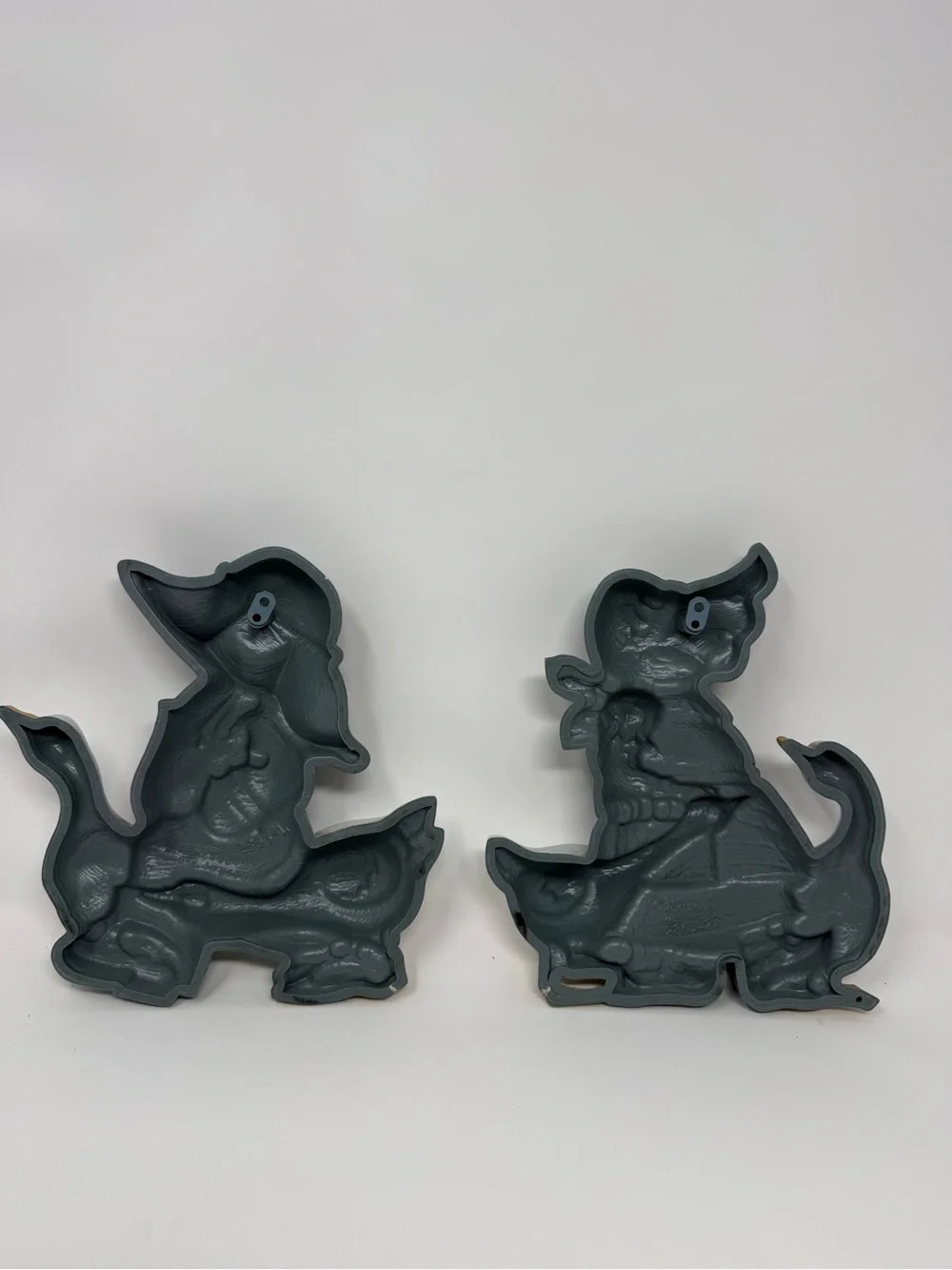 Grey Goose Couple Figurine Set with White Geese - Home Accents